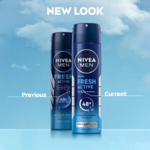Nivea Pack Of 2 Fresh Active Deodorant Spray 150ml - Image 3