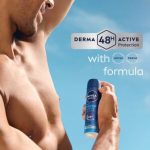 Nivea Pack Of 2 Fresh Active Deodorant Spray 150ml - Image 5