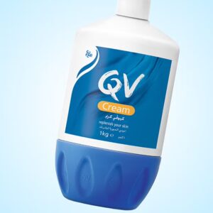 QV Cream Pump (1Kg) - for Extremely Dry & Sensitive Skin, Intensive Moisturizer with Squalane, Fragrance Free Non Greasy Hydrating Cream for Eczema Dermatitis & Psoriasis Relief 1kg - Image 5