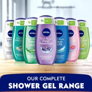 Nivea Waterlily Andoil Shower Gel Refreshing Body Wash With Caring Oil Pearls Andfloral Scent 250ml - Image 3