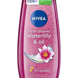 Nivea Waterlily Andoil Shower Gel Refreshing Body Wash With Caring Oil Pearls Andfloral Scent 250ml - Image 8