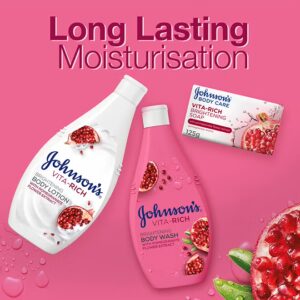 Johnson's Body Wash Vitarich Brightening Pomegranate Flower 250ml - Image 5