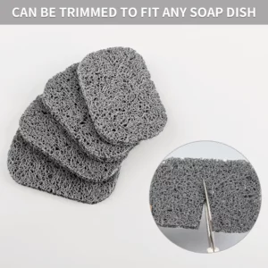2PCS Soap Holder Pads, Non-Slip Soap Bar Savers Self-Draining Soap Lifting Pads for Soap Dish BPA-Free for Shower Kitchen - Image 3