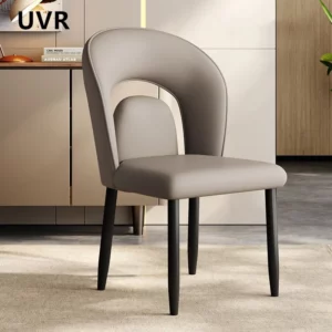 UVR High Quality Dining Chair Home Kitchen Backrest Stool Hotel Cafe Upholstered Chair Design Restaurant Chair Furniture - Image 4