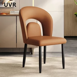 UVR High Quality Dining Chair Home Kitchen Backrest Stool Hotel Cafe Upholstered Chair Design Restaurant Chair Furniture - Image 5