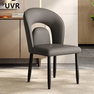 UVR High Quality Dining Chair Home Kitchen Backrest Stool Hotel Cafe Upholstered Chair Design Restaurant Chair Furniture - Image 6