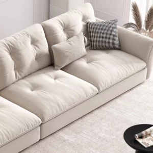 Minimalist Cream Style living room sofas interior High end luxury design Sofa Modern Comfortable sofás para salón furniture - Image 4