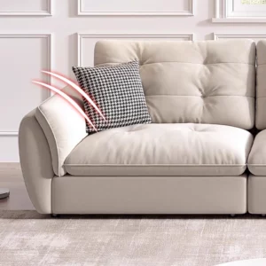 Minimalist Cream Style living room sofas interior High end luxury design Sofa Modern Comfortable sofás para salón furniture - Image 5