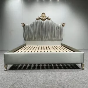 Classic European Bed Double King Size Apartment Headboard Quality Bed Twin Create Master Bedroom Cama De Casal Home Furniture - Image 4