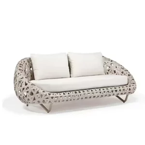 Luxury Modern Rattan Sofa Set High Quality Rope Outdoor Seating Garden Furniture Comfortable Durable for Patio - Image 4
