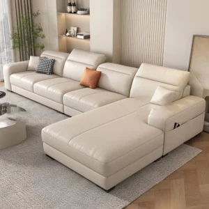 Genuine Modern Living Room Sofas Italian Nordic Minimalist Daybed Sleeper Sofas Recliner Designer Divani Soggiorno Furniture - Image 4