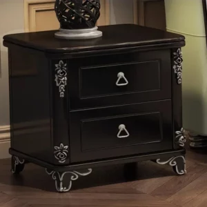 Storage Princess European Bed Double Hand Carved Bedroom Luxury Double Bed Modern Leather Cama Matrimonial Nordic Furniture - Image 5