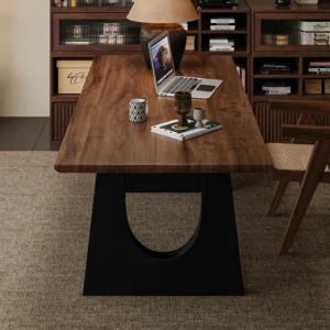 Wooden Crafts Office Desk Modern Computer Standing Bedroom Office Desk Reception Aesthetic Mesa Ordenador Commercial Furniture - Image 4