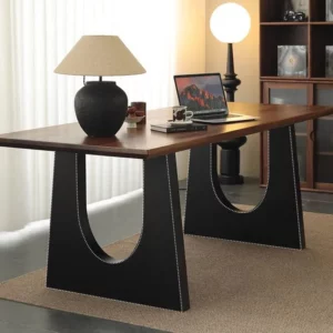 Wooden Crafts Office Desk Modern Computer Standing Bedroom Office Desk Reception Aesthetic Mesa Ordenador Commercial Furniture - Image 5