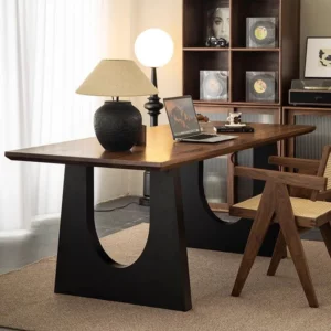 Wooden Crafts Office Desk Modern Computer Standing Bedroom Office Desk Reception Aesthetic Mesa Ordenador Commercial Furniture - Image 6