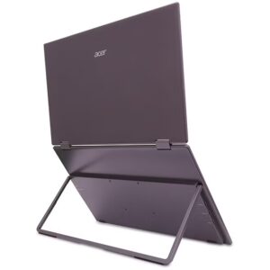 Acer 15.6 Inch Foldable Dual FHD Portable Monitor, HDMI, 2 x USB type C (15 W), 250 cd/m², VESA Mountable, Ref. UM.ZP3EE.009 black - Image 4