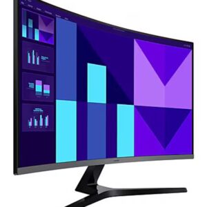 Samsung 32 inch Essential S3 Curved Monitor, FHD Resolution, 100Hz Resolution, 4ms (GtG) Response Time, Eye Saver Mode, Flicker Free, 16.7m Color Support | LS32D392GAMXUE Black - Image 4