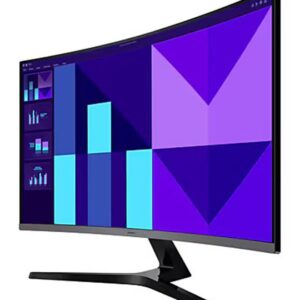 Samsung 32 inch Essential S3 Curved Monitor, FHD Resolution, 100Hz Resolution, 4ms (GtG) Response Time, Eye Saver Mode, Flicker Free, 16.7m Color Support | LS32D392GAMXUE Black - Image 6