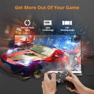 V2COM V2COM 15.6" Portable Monitor, Ultra-Slim Narrow Bezel Full HD 1080P IPS Display, USB-C & HDMI Connectivity, Matte Anti-Glare Screen, Built-In Protective Case, Lightweight External Monitor for Laptop - Image 7