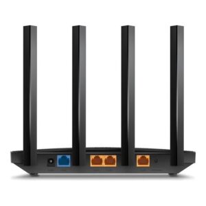 TP-LINK AX1500 Wi-Fi 6, Dual Band Gigabit Router – Next-Gen upto 1.5 Gbps Speed| OFDMA and MU-MIMO, Beamforming for Enhanced Coverage, Increased Battery Life with Target Wake Time | Ideal for Gaming Xbox/PS4/Steam and 4K | Plug and Play(Archer AX12) Black - Image 4