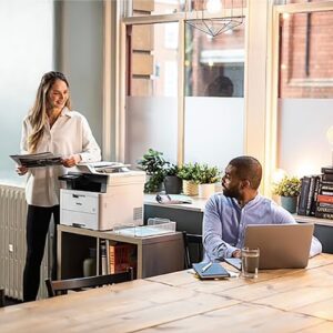 Wireless All in One Printer, MFC-L3720CDW, with Advanced LED Color Laser Print, ADF, Duplex & Mobile Printing, High Yield Ink Toner White - Image 2