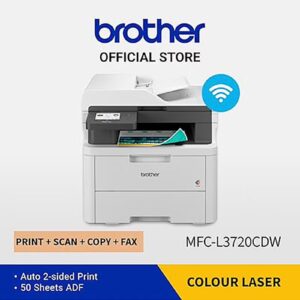 Wireless All in One Printer, MFC-L3720CDW, with Advanced LED Color Laser Print, ADF, Duplex & Mobile Printing, High Yield Ink Toner White - Image 6