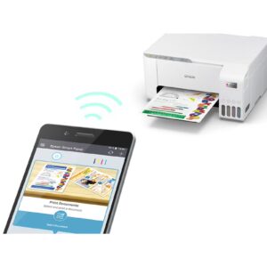 EPSON Ecotank L3256 Home Ink Tank Printer A4, Colour, 3-In-1 With Wifi And Smartpanel App Connectivity White - Image 3