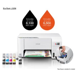 EPSON Ecotank L3256 Home Ink Tank Printer A4, Colour, 3-In-1 With Wifi And Smartpanel App Connectivity White - Image 5