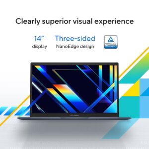 ASUS (Upgraded Version) Vivobook 14 Laptop With 14-Inch Display, Core i5-1334U Processor/8GB RAM/512GB SSD/Intel UHD Graphics/Windows 11 Home Quiet Blue Quiet Blue English Quiet Blue - Image 6