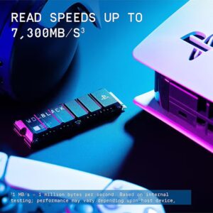 WD 4TB SN850P NVMe M.2 SSD Officially Licensed Storage Expansion for PS5 Consoles, up to 7,300MB/s, with heatsink - WDBBYV0040BNC-WRSN | 4 TB - Image 4