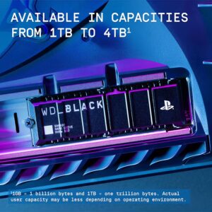 WD 4TB SN850P NVMe M.2 SSD Officially Licensed Storage Expansion for PS5 Consoles, up to 7,300MB/s, with heatsink - WDBBYV0040BNC-WRSN | 4 TB - Image 5