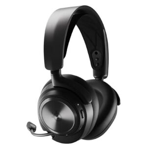 steelseries Arctis Nova Pro Wireless X Multi-System Gaming Headset PC Xbox , Premium Hi-Fi , Active Noise Cancellation, Infinity Power System, ClearCast Mic, PC/PS5/Switch/Mobile/Xbox, Black | 61521 - Image 7