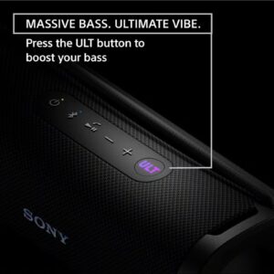 Sony ULT Field 1 Wireless Ultra Portable Bluetooth Compact Speaker, IP67 Waterproof, Dustproof and Rustproof with Enhanced Bass, 12 Hour Battery and Detachable Strap, UAE Model, 2024 Black - Image 7