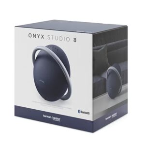 Harman Kardon Onyx Studio 8 Portable Stereo Bluetooth Speaker Blue - Image 3