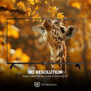 NIKAI 32 Inch Smart LED TV | HD 1366 x 768 Resolution | Android TV with Wi-Fi & DLNA | Quad-Core Processor | 16W Speaker Power | 2x HDMI, 2x USB | Netflix, YouTube, Shahid | 60Hz | Model Year 2018 | NTV3200SLED / NTV3200SLED4 Black - Image 7