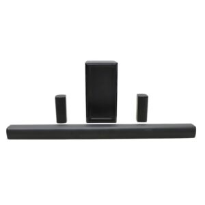 JVC 5.1Ch Soundbar With Wireless Subwoofer Home Theatre-3600W PMPO With Bluetooth, USB, SD Card Compatible TH-N430B Black - Image 3