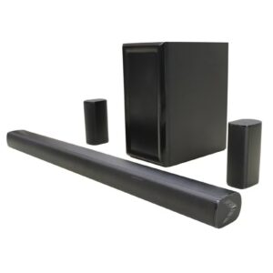 JVC 5.1Ch Soundbar With Wireless Subwoofer Home Theatre-3600W PMPO With Bluetooth, USB, SD Card Compatible TH-N430B Black - Image 4