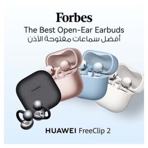 HUAWEI FreeClip 2 Wireless Earphones, Bluetooth Earbuds, Airy C-bridge Design, Adaptive Open-ear Listening, Crystal-clear Calls, 38 Hours Long Battery Life, Compatible with iOS & Android, IP57 With Free Loss Care Black - Image 7