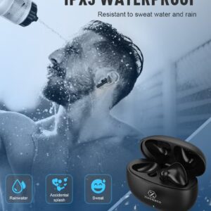 ZIPFORCE True Wireless Earbuds, In-Ear Bluetooth 5.3 Headphones 4-Mics ENC Clear Call, Bluetooth Earbuds Touch Control, IPX6 Waterproof TWS, Light-Weight Earphones - Image 3