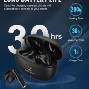 ZIPFORCE True Wireless Earbuds, In-Ear Bluetooth 5.3 Headphones 4-Mics ENC Clear Call, Bluetooth Earbuds Touch Control, IPX6 Waterproof TWS, Light-Weight Earphones - Image 5