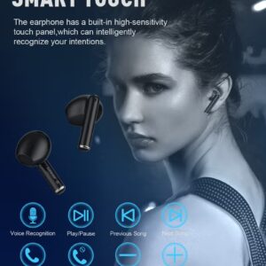 ZIPFORCE True Wireless Earbuds, In-Ear Bluetooth 5.3 Headphones 4-Mics ENC Clear Call, Bluetooth Earbuds Touch Control, IPX6 Waterproof TWS, Light-Weight Earphones - Image 7