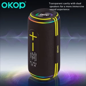 OKOPwireless Bluetoothspeaker Outdoor Portable Heavy Bass Stereo High-power Dual Speaker Subwoofer Camping Party TF USB 블루투스 스피커 - Image 4