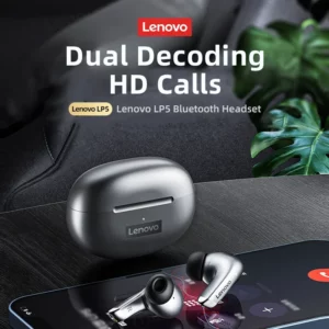 Lenovo LP5 TWS Bluetooth Earbuds Long Battery Life Sports Headphone HiFi Sound Quality Noise Reduction Gaming Earphone With Mic - Image 4