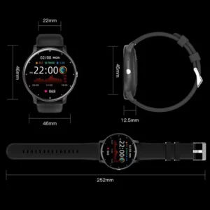 Hot SellingNORTH EDGE Smart Wearable Watch Round Bluetooth Step Counting Alarm Clock Reminder Exercise Sleep Blood Bluetooth Ca - Image 5