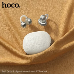 HOCO EA5 Bluetooth Headset 5.3 Wireless Bone Conduction Headphones Clip Ear Music Noise Canceling HD Call Sports Gaming Earphone - Image 3