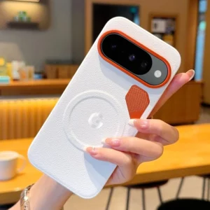 Busienss Simple Heat Dissipation Magnetic Charging PU Leather Case For Google Pixel 10 Pro XL 10 Pro Shockproof Protection Cover - Image 7