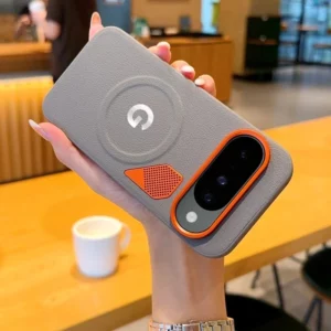 Busienss Simple Heat Dissipation Magnetic Charging PU Leather Case For Google Pixel 10 Pro XL 10 Pro Shockproof Protection Cover - Image 4