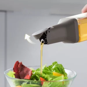 500ml Glass Oil Bottle Opening And Closing Olive Oil Condiment Container Household Kitchen Square Leak-Proof Dispenser Bottle - Image 6