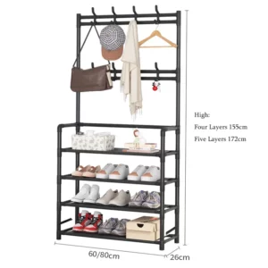 Coffee Tables Clothing Rack Hanger Floor Clothes Macaws Garden Furniture Sets Vishakers Coat Racks for the Wall Storage Locker - Image 4