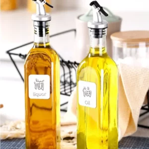 Transparent Glass Automatic Opening Closing Nozzle Oil Bottle Leakproof Household Kitchen Soy Sauce Vinegar Pot Seasoning Bottle - Image 5